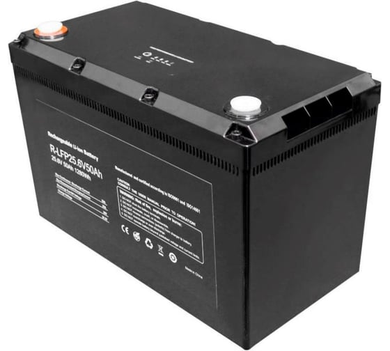 Изображение товара Батарея аккумуляторная 25.6v 50Ah/1h Ritar R-LFP25.6V50AH