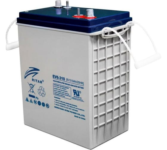 Изображение товара Батарея аккумуляторная 6v 310Ah/20HR Ritar EV6-310