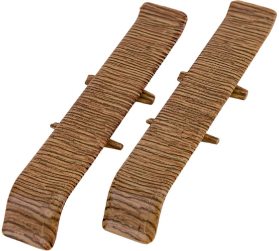 Изображение товара Соединитель для плинтуса DECONIKA (85 мм; 211 Дуб рустик; 2 шт.) Д-П85-С-Ф2 211 ДУБ РСТ