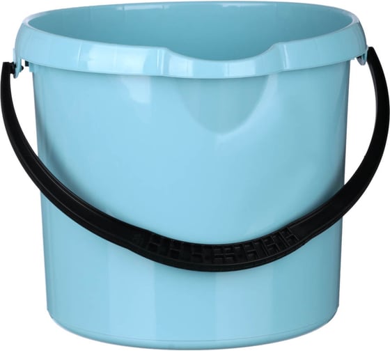 Изображение товара Круглое ведро VETTA Cuba 9 л, пластик, светло-голубое 407-053