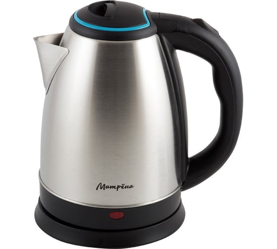 Изображение товара Электрический чайник Матрёна MA-001 1.8 л, металл, голубая крышка 005456