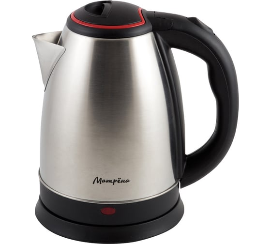 Изображение товара Электрический чайник Матрёна MA-001 1.8 л, металл, красная крышка 005457