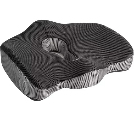 Изображение товара Анатомическая ортопедическая подушка AMBESONNE под копчик, для офисного кресла memory foam, высота 12 см, 45x40 см vsc004_f0002_45x40