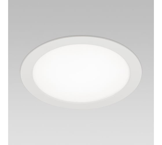 Изображение товара Светодиодный встраиваемый светильник MAKSILED 12Вт, 3000k/4000k/6000k, 840/984/900Лм, круг, регулируемый, белый ML-IN-8150-TRIW