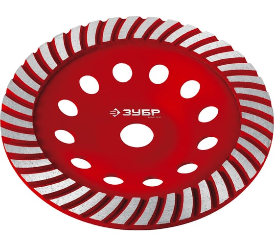 Изображение товара Сегментированная алмазная чашка ЗУБР Турбо 180 мм 33375-180_z01