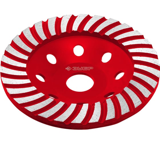 Изображение товара Сегментированная алмазная чашка ЗУБР Турбо 125 мм 33375-125_z01