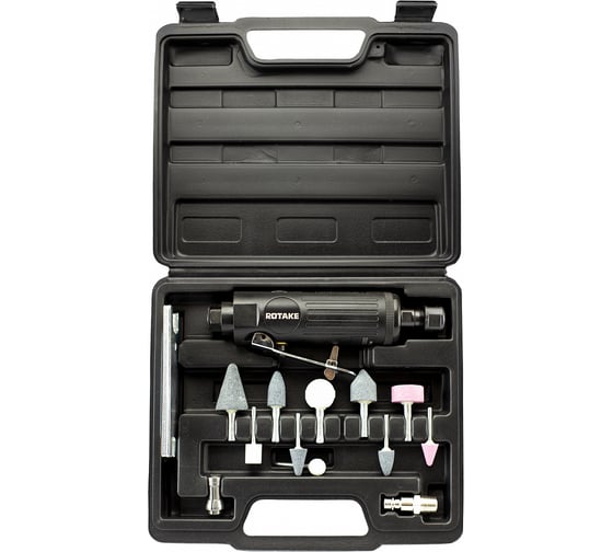 Изображение товара Пневматическая шлифмашинка с набором камней Rotake 22000 об/мин RT-1206K-P
