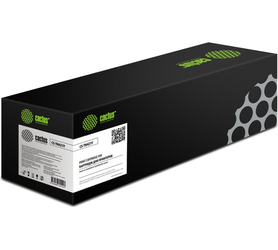 Изображение товара Лазерный картридж Cactus tn-421y желтый, 1800 страниц, для brother hl-l8260cdw/hl-l8360cdw/dcp CS-TN421Y 1515111