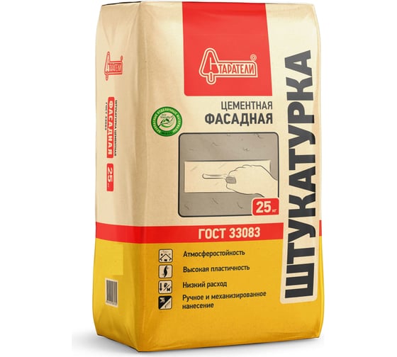 Изображение товара Фасадная цементная штукатурка Старатели 25 кг 3277/3564