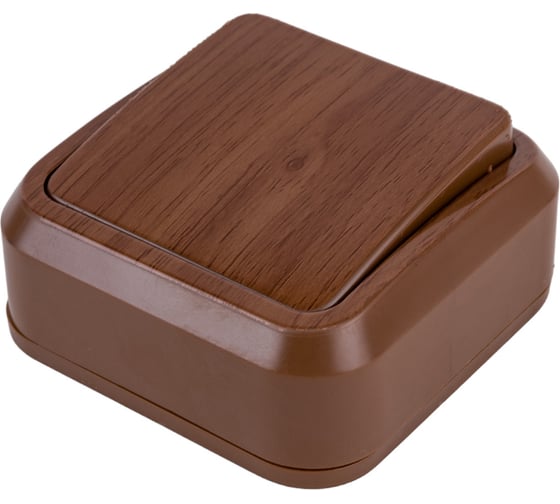 Изображение товара Выключатель ООО МПО Электротехника открытой установки 1 клавишный 1530