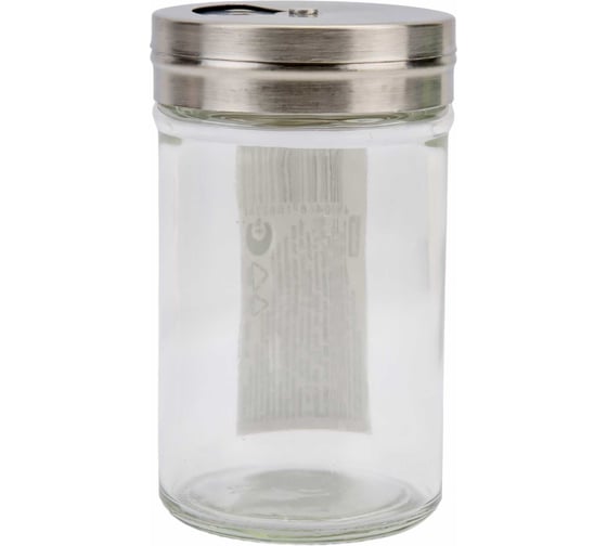 Изображение товара Солонка-перечница Mallony SPEZIA 90 мл, с регулируемой крышкой, стекло, нержавеющая сталь 009365