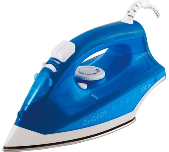 Изображение товара Утюг Energy EN-328 голубой, 2000 Вт, стальная подошва 270056