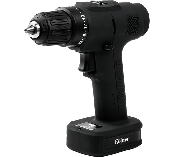Изображение товара Аккумуляторная дрель-шуруповерт Kolner KCD 12/2BL ANTHRACITE 8020100286