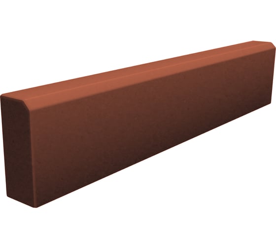 Изображение товара Тротуарный бордюр ЯЗСМ 1000x200x80 мм коричневый 924 штук 4640013520513