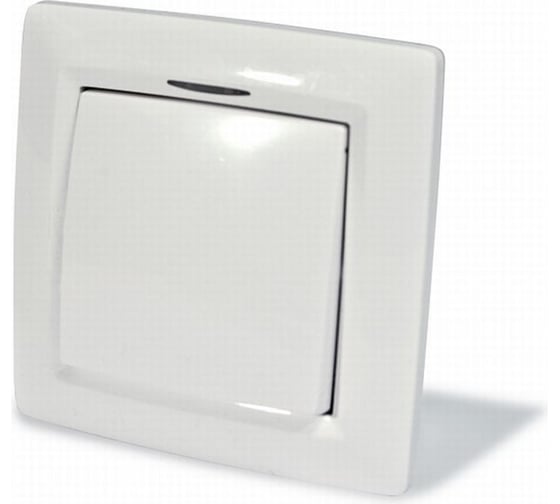 Изображение товара Выключатель скрытой установки ООО МПО Электротехника 1 клавишный с подсв. 1489