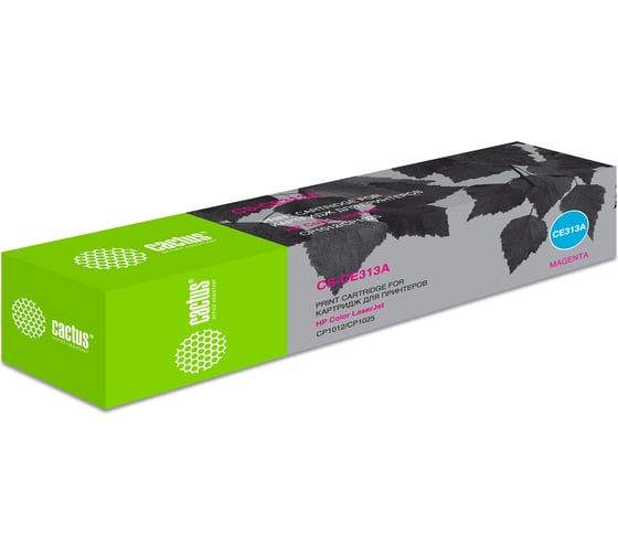 Изображение товара Картридж лазерный CS-CE313A CE313A пурпурный (1000стр.) для HP LJ CP1012Pro/CP1025 Cactus 728759