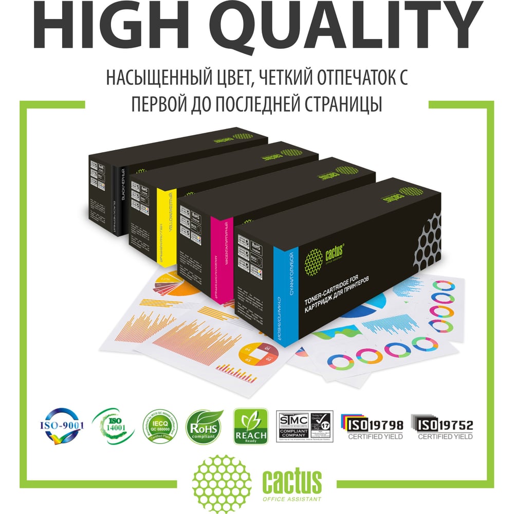 Изображение товара Лазерный пурпурный картридж CS-CF403X для HP M252 M277 2300 страниц