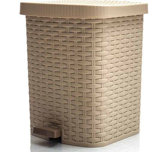 Изображение товара Педальный контейнер для мусора ПОЛИМЕРБЫТ со вкладышем, 12 л 434880000