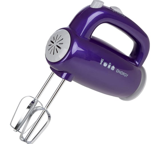 Изображение товара Миксер Energy EN-295P 5 скоростей, 300 Вт, фиолетовый 152487