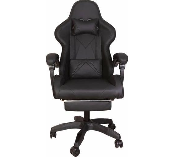 Изображение товара Компьютерное кресло GRAMBER черное, экокожа А01