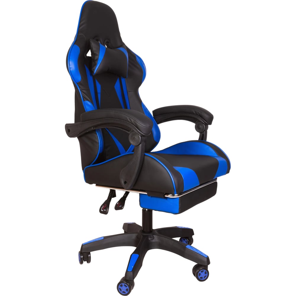 Компьютерное кресло GRAMBER, цвет черный/синий А04 - фото 1