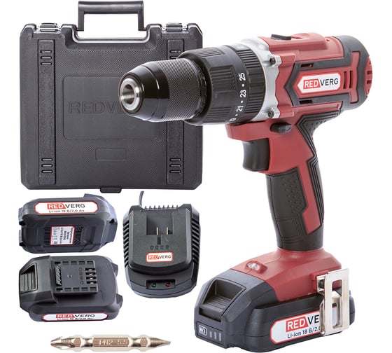 Изображение товара Аккумуляторный ударный шуруповерт REDVERG RD-IS18/U 6672863