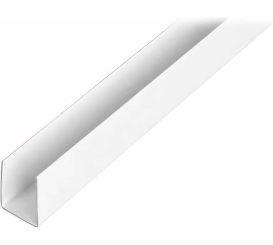 Изображение товара Профиль ALBERTS u-образный, ПВХ, белый, 10x18x10x1х1000 мм 484521