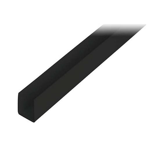 Изображение товара Профиль ALBERTS u-образный, ПВХ, черный, 10x18x10x1х1000 мм 484606