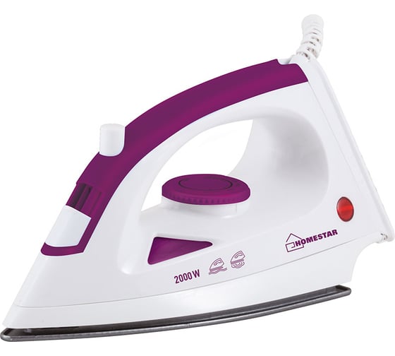 Изображение товара Утюг Homestar HS-4001 белый 2000Вт пар тефлоновая подошва 00 2664 002664