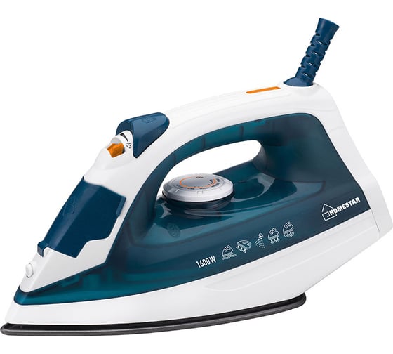 Изображение товара Утюг Homestar HS-4004 голубой 1600Вт пар спрей паровой удар стальная подошва 00 2676 002676