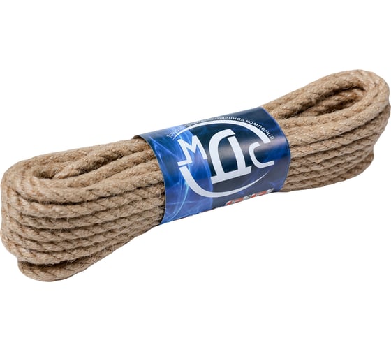 Изображение товара Джутовый канат ТОРГОВО-ПРОИЗВОДСТВЕННАЯ КОМПАНИЯ МДС 6 мм, 10 м 7930050321387
