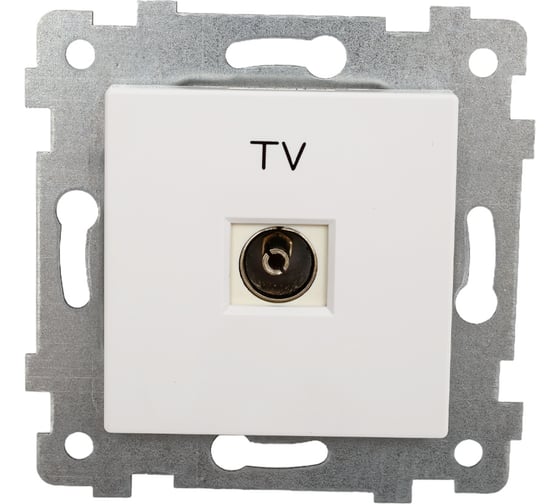 Изображение товара Механизм низковольтной ТВ розетки скрытой установки Кунцево-Электро Аксиома РТВ1-460 121006