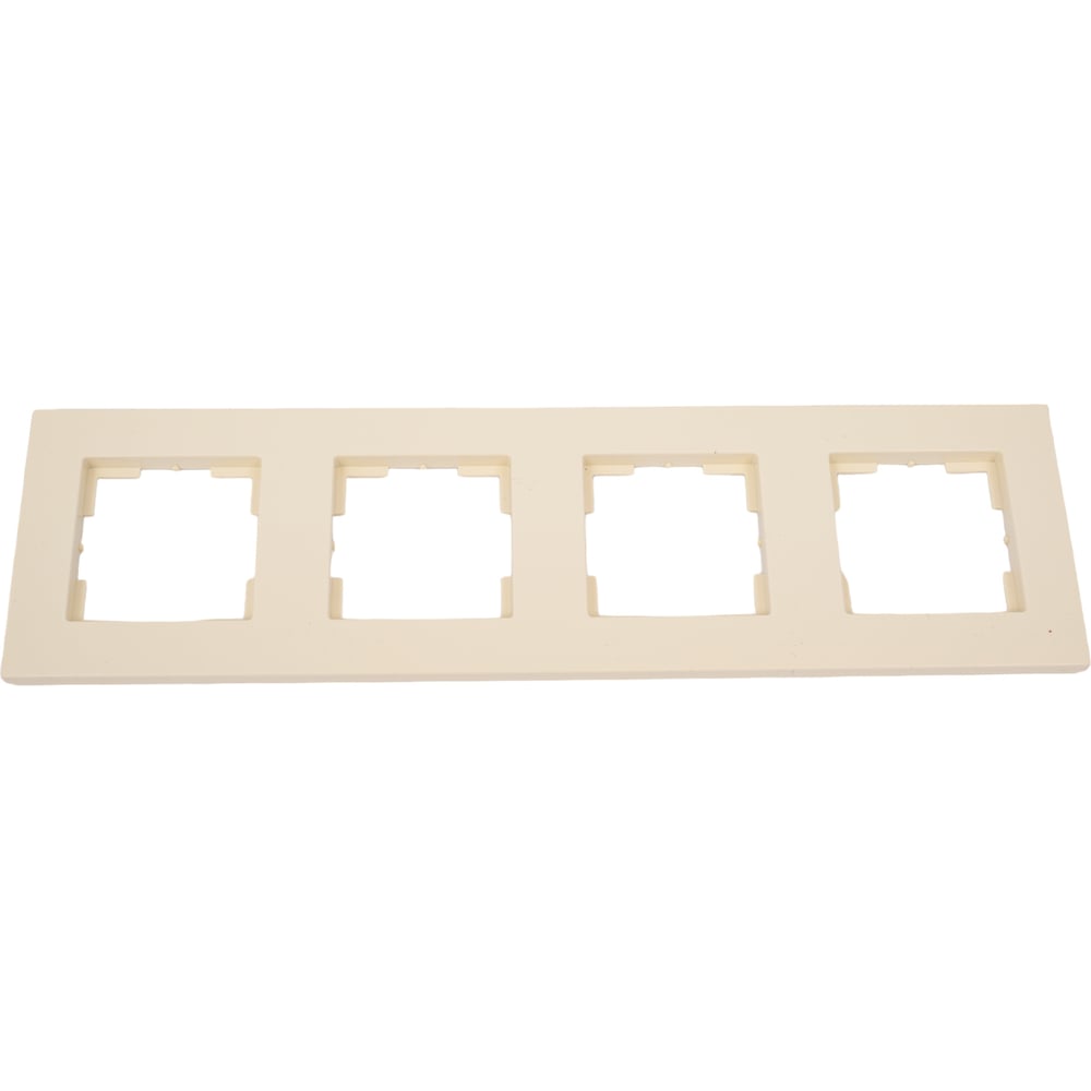 Изображение товара Четырехместная рамка Кунцево-Электро Аксиома МРФИ11.17.00.00 слоновая кость