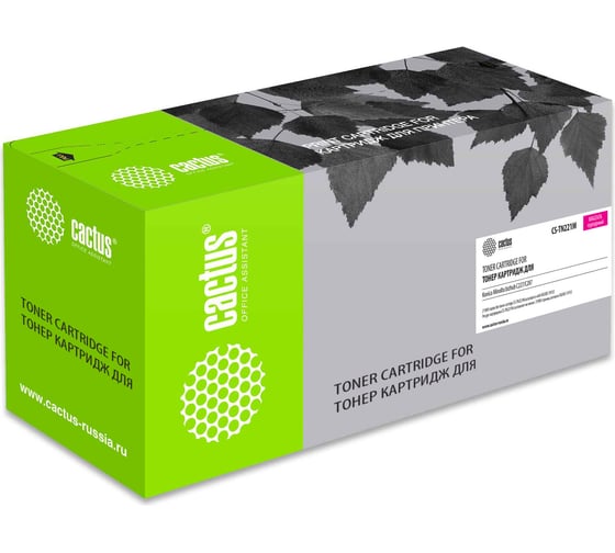 Изображение товара Лазерный картридж Cactus tn-221m пурпурный, 21000 страниц, для konica minolta bizhub c227/c287 CS-TN221M 1413415