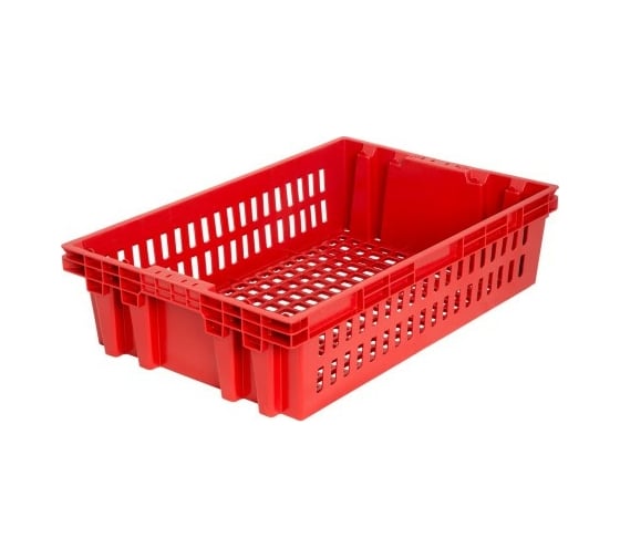 Изображение товара Хлебный ящик Дигрус п/э, 600x400x152,5 мм, красный, вес 1,2 кг Я-Х60.40.152-К/Д