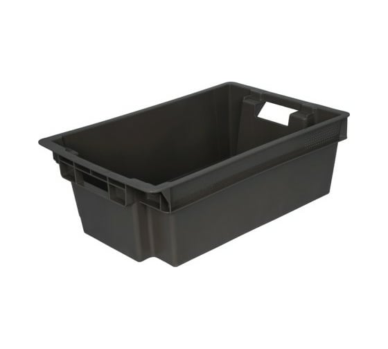 Изображение товара Ящик Дигрус 600x400x200 мм, 1,6 кг, сплошной, черный Я-60.40.75-СЧ/Д