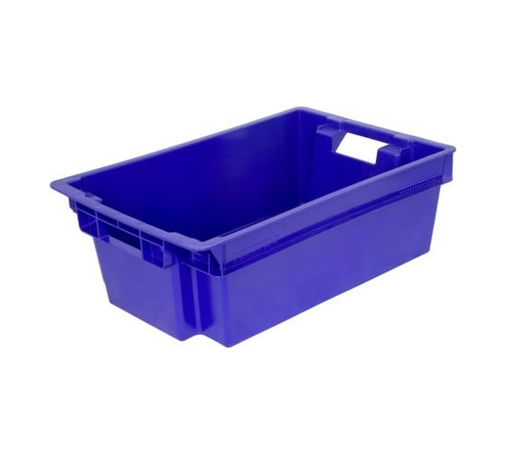 Изображение товара Ящик Дигрус 600x400x200 мм, 1,6 кг, сплошной, синий Я-60.40.20-СС/Д