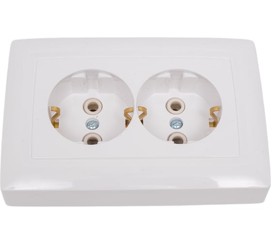 Изображение товара Розетка скрытой ООО МПО Электротехника 2 мест. С з/к 2747