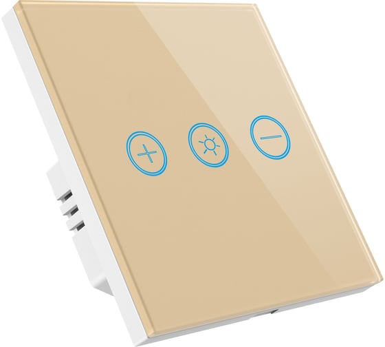 Изображение товара Умный диммер-выключатель Roximo сенсорный, золотой SWSEN03-G