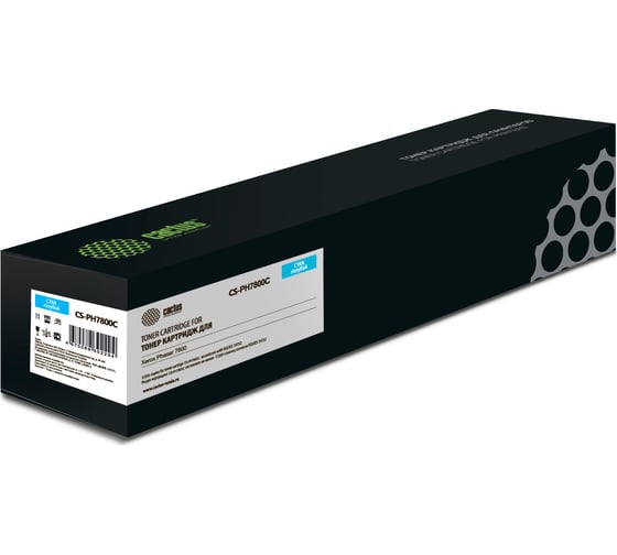 Изображение товара Лазерный картридж Cactus 106r01570 голубой, 17200 страниц, для xerox phaser 7800 CS-PH7800C 1522740