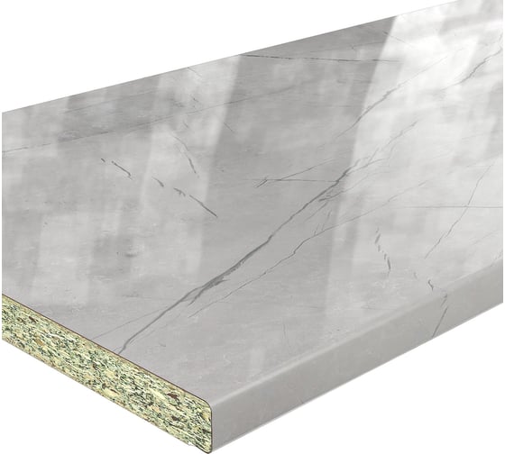 Изображение товара Влагостойкая столешница Союз 600/3050/38/1r/735г каспий серый С735Г