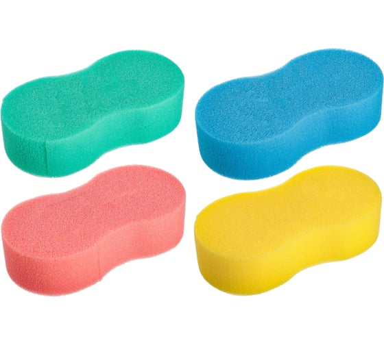 Изображение товара Губка для мытья автомобиля NEW GALAXY поролон, 21x11x5см, восьмерка 728-010