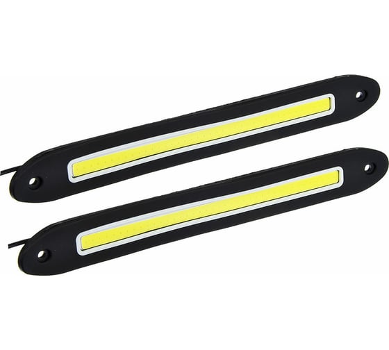 Изображение товара Дневные ходовые огни NEW GALAXY ЕРМАК LED 80 шт., гибкий резин корп., 255 мм, 12V белый, 2 шт. 702-070