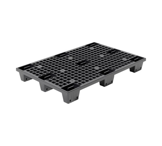Изображение товара Перфорированный паллет Дигрус 1200x800x140, вкладываемый, на ножках, черный П-120.80.14-ПВнЧ/Д