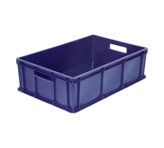 Изображение товара Сплошной ящик с ручками Дигрус 600x400x180 мм, синий Я-60.40.18-СрС/Д