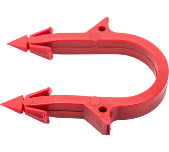 Изображение товара Якорная скоба для теплого пола СВК тип 2, красная, 16 мм, пакет 100 шт. SVK-TPS16100k Н0000026027