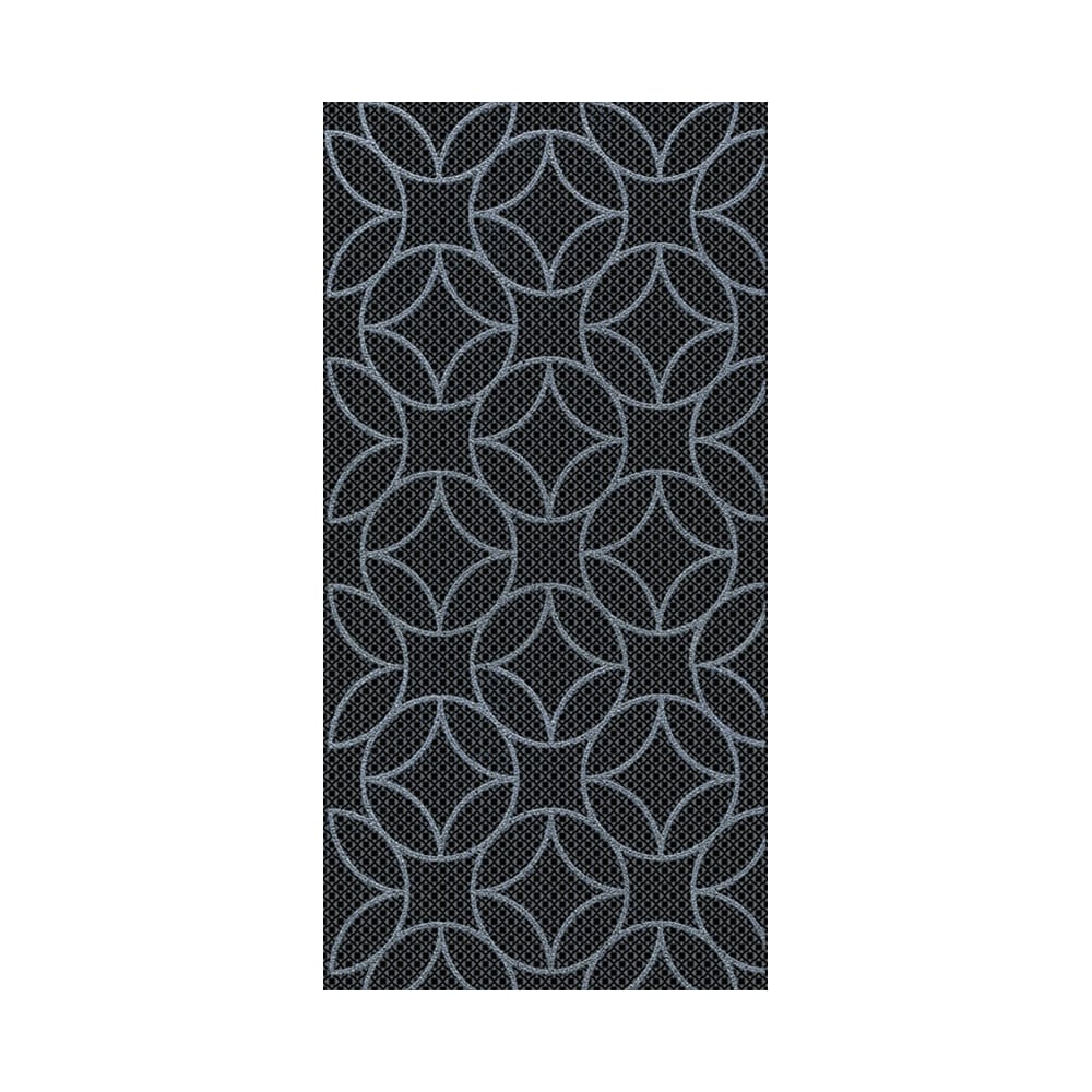 Изображение товара Декор Нефрит-Керамика Аллегро 20x40 см черный геометрия для стен ванной кухни