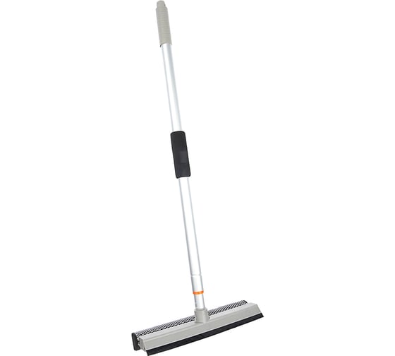 Изображение товара Окномойка VETTA с телескопической ручкой 111 см, с резиновым держателем, серая KFC010 444-017