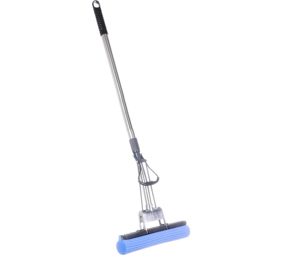 Изображение товара Швабра ПВА VETTA с изогнутой ручкой 110 см, один ряд роликов 444-003