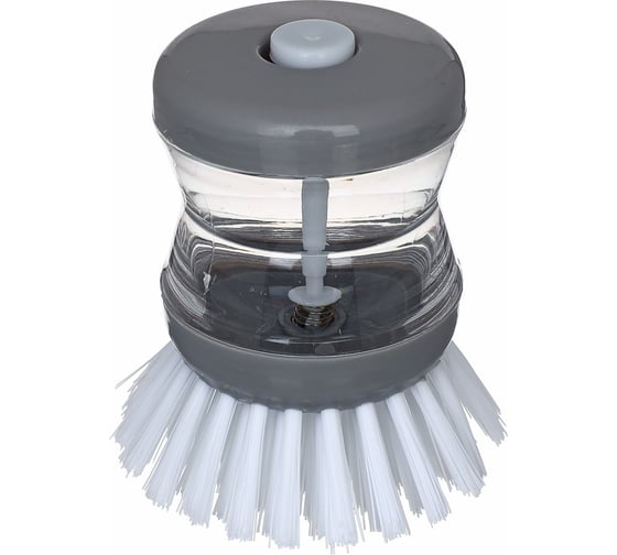 Изображение товара Щетка для посуды VETTA с мыльницей и дозатором, пластик, 8 см 441-010